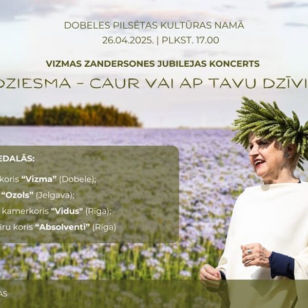 Diriģentes Vizmas Zandersones jubilejas koncerts 26.04.2025.
