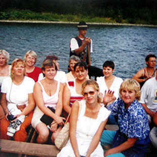 Ar plostiem pa Dunajecas upi - ceļojumā pa Slovākiju, 2003.